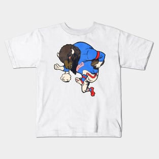 Buffalo Reimagined Alternative Fighting Mascot Kids T-Shirt